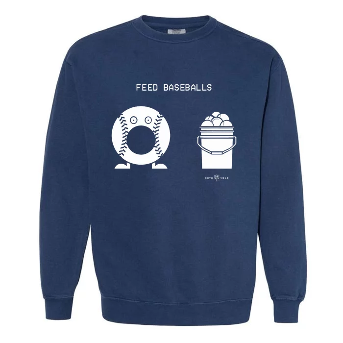 Feed Baseballs Garment-Dyed Sweatshirt