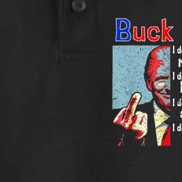 Funny Buck Fiden Trump 2024 Dry Zone Grid Performance Polo