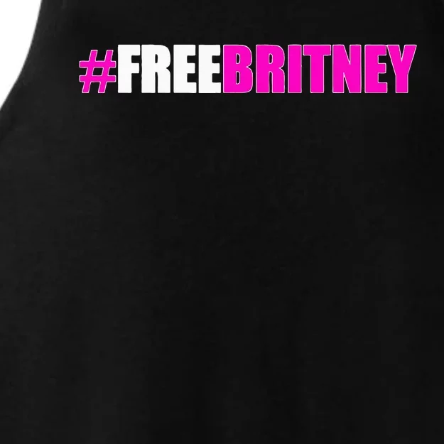 Free Britney Fan Gift Freebritney Support Ladies Tri-Blend Wicking Tank