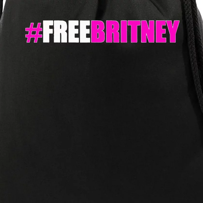 Free Britney Fan Gift Freebritney Support Drawstring Bag