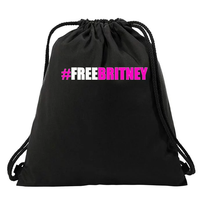 Free Britney Fan Gift Freebritney Support Drawstring Bag