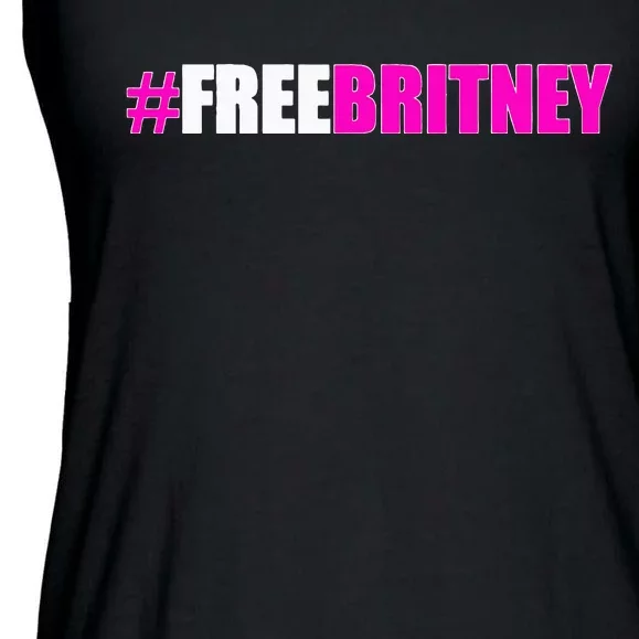 Free Britney Fan Gift Freebritney Support Ladies Essential Flowy Tank