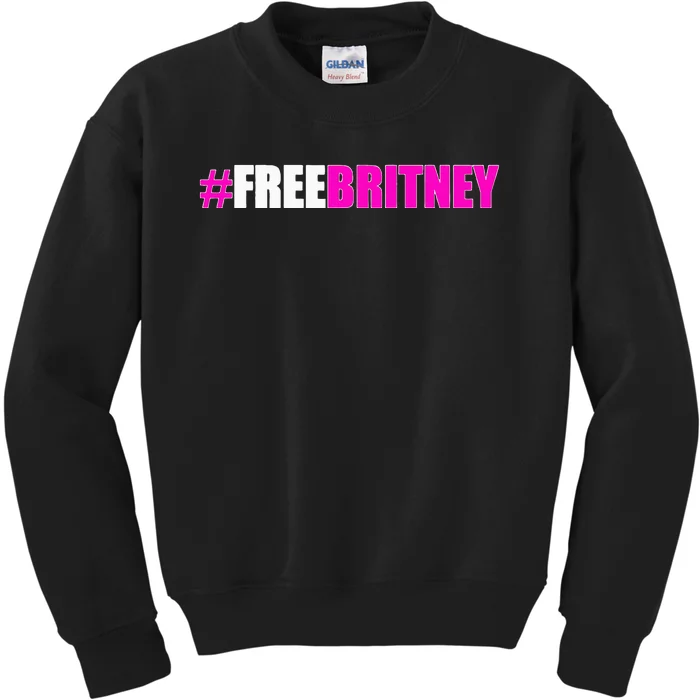 Free Britney Fan Gift Freebritney Support Kids Sweatshirt