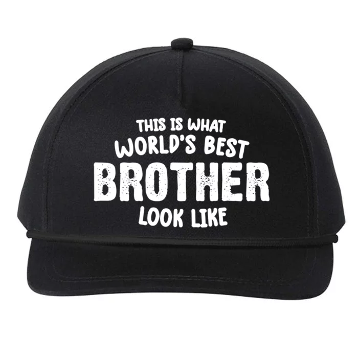 funny brother from sister brother Snapback Five-Panel Rope Hat