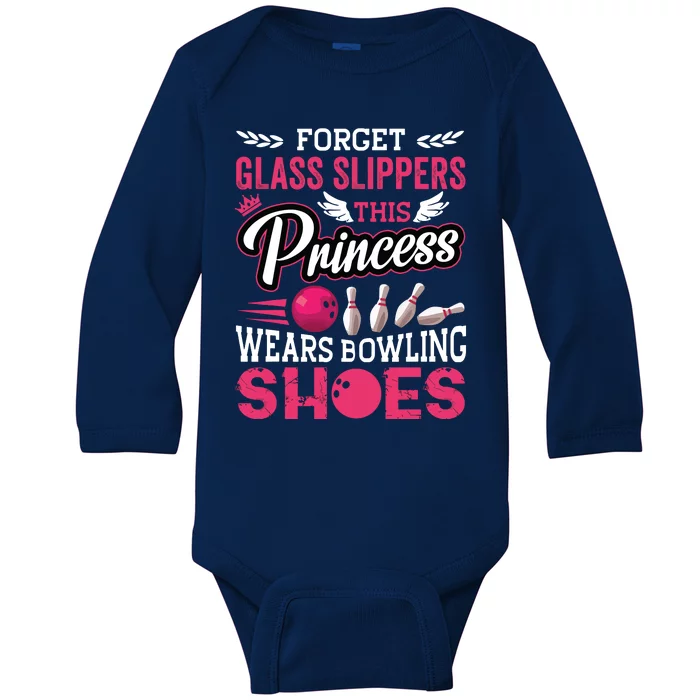 Funny Bowling For Women Mom Wife Baby Long Sleeve Bodysuit