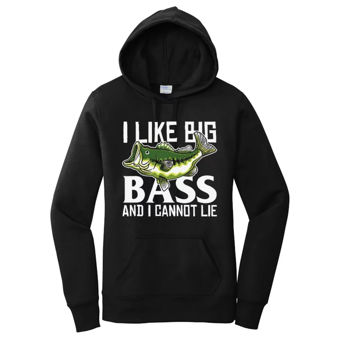 Funny Bass Fishing Quote Women's Pullover Hoodie