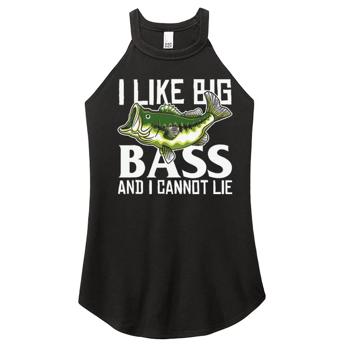 Funny Bass Fishing Quote Women’s Perfect Tri Rocker Tank