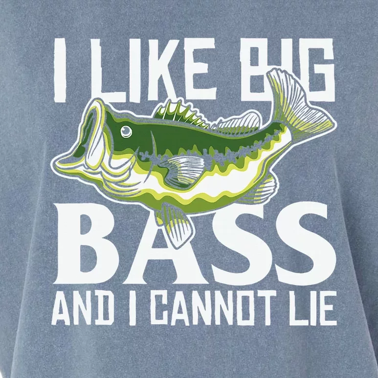 Funny Bass Fishing Quote Garment-Dyed Women's Muscle Tee