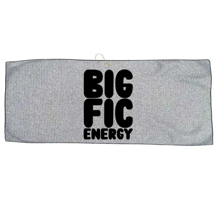 Funny Big Fic Energy Large Microfiber Waffle Golf Towel