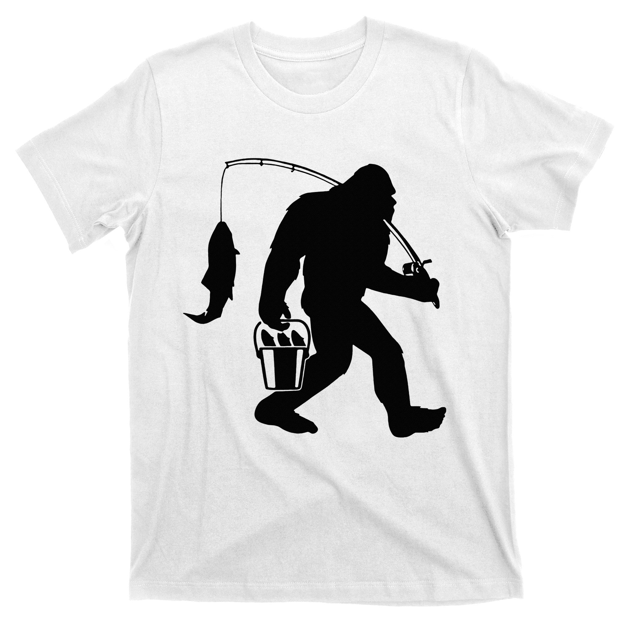 CAUTION: Bait Monkey - White - Funny Fishing T Shirt – JOE'S Fishing Shirts