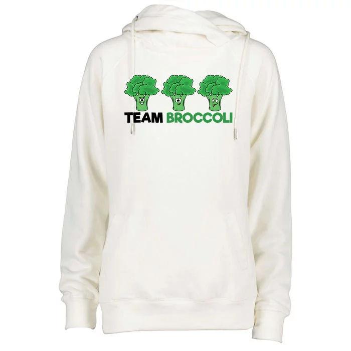 Funny Broccoli Funny Gift Lover Team Broccoli Vegetarian Broccoli Cool Gift Womens Funnel Neck Pullover Hood