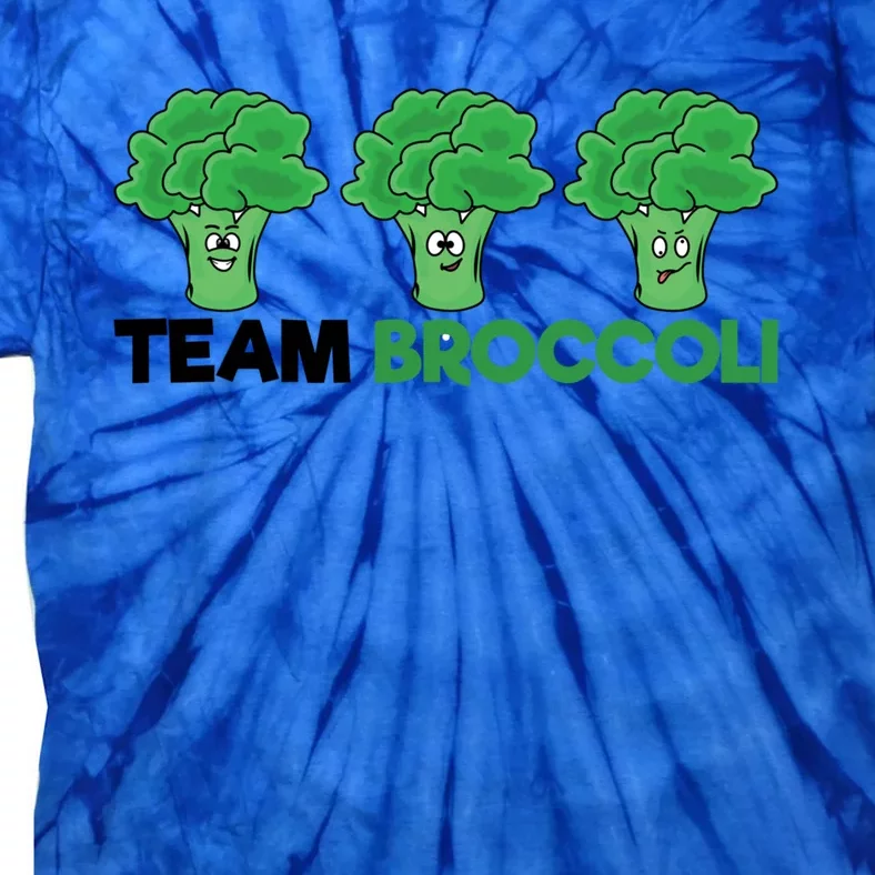 Funny Broccoli Funny Gift Lover Team Broccoli Vegetarian Broccoli Cool Gift Tie-Dye T-Shirt