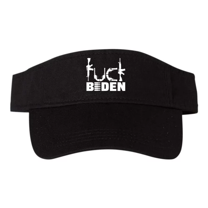 Fuck Biden Funny Anti Joe Biden Valucap Bio-Washed Visor