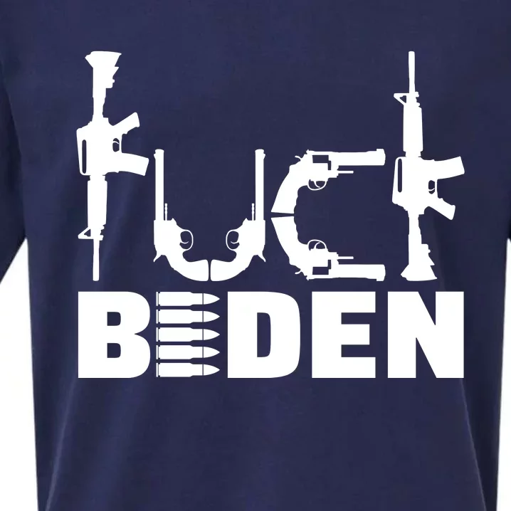 Fuck Biden Funny Anti Joe Biden Sueded Cloud Jersey T-Shirt