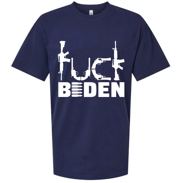 Fuck Biden Funny Anti Joe Biden Sueded Cloud Jersey T-Shirt