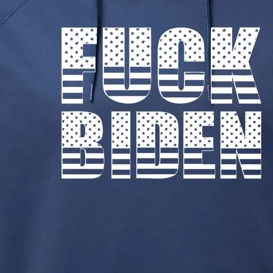 Fuck Biden Performance Fleece Hoodie