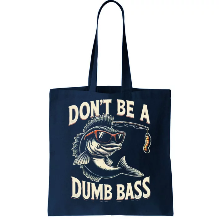 Funny Bass Fishing Stuff Funny Dad Bass Fish Papa Fishing Tote Bag