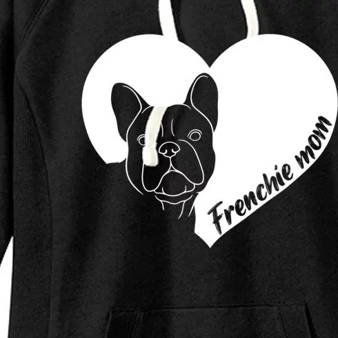 Funny Bulldog French Bulldog Frenchie Dog Valentine's Day Gift Women's Fleece Hoodie