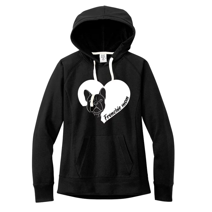 Funny Bulldog French Bulldog Frenchie Dog Valentine's Day Gift Women's Fleece Hoodie