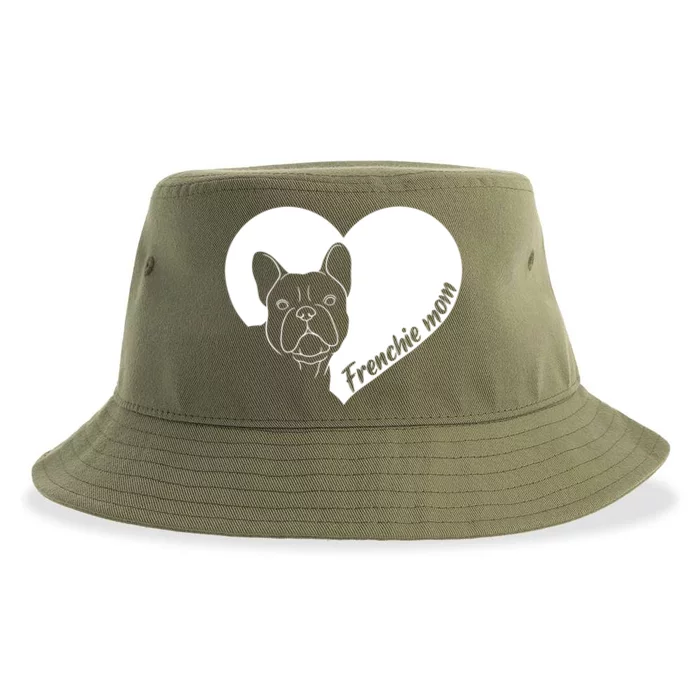 Funny Bulldog French Bulldog Frenchie Dog Valentine's Day Gift Sustainable Bucket Hat