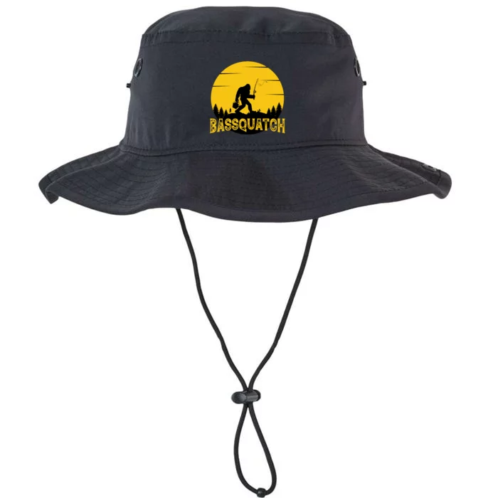 Funny Bassquatch Fishing Legacy Cool Fit Booney Bucket Hat