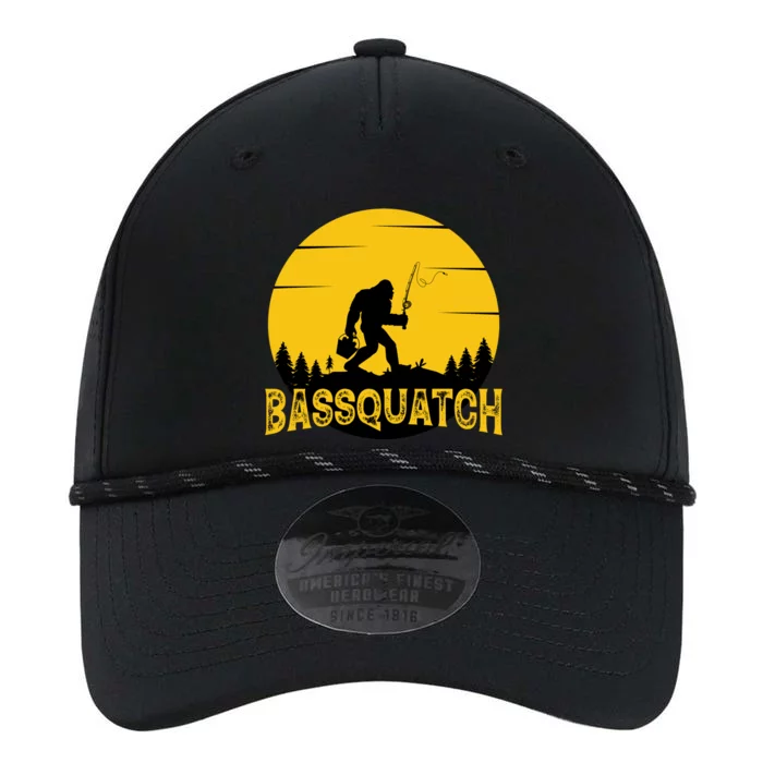 Funny Bassquatch Fishing Performance The Dyno Cap