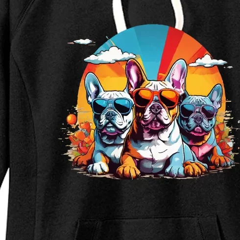 French Bulldog Women's Fleece Hoodie