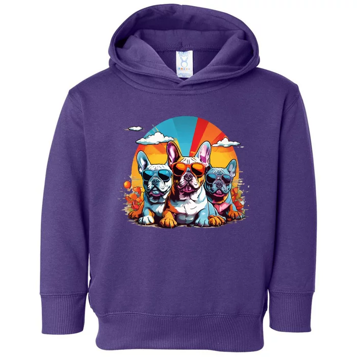 French Bulldog Toddler Hoodie