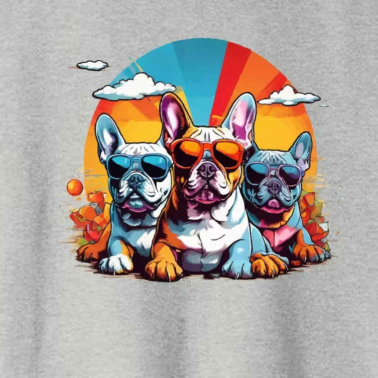 French Bulldog Women's Crop Top Tee