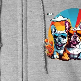 French Bulldog Full Zip Hoodie