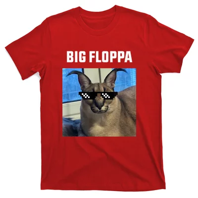 Big Floppa Meme Cat T-Shirt  Cat memes, Caracal cat, Cat tshirt