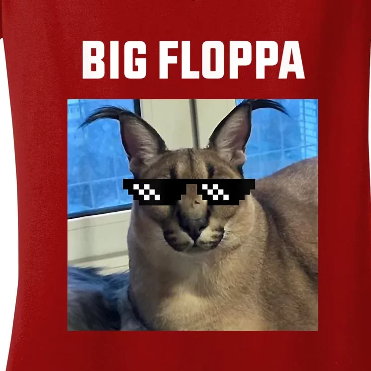 NEW BEST TO BUY Slang Glasses Big Floppa Meme Cat Retro Premium T-Shirt
