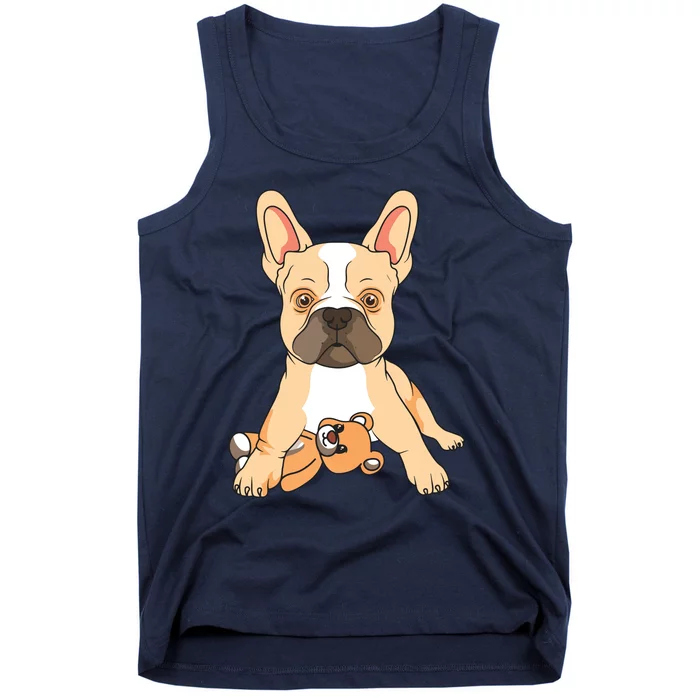 French Bulldog Frenchie Love Cute Dog Mom Funny Tank Top