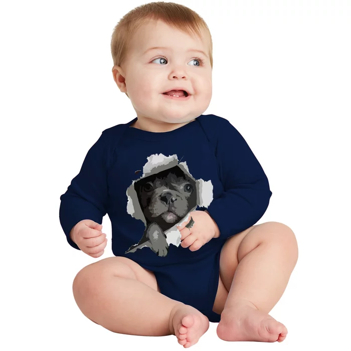 French Bulldog Frenchie Owner Cute French Bulldog Baby Long Sleeve Bodysuit