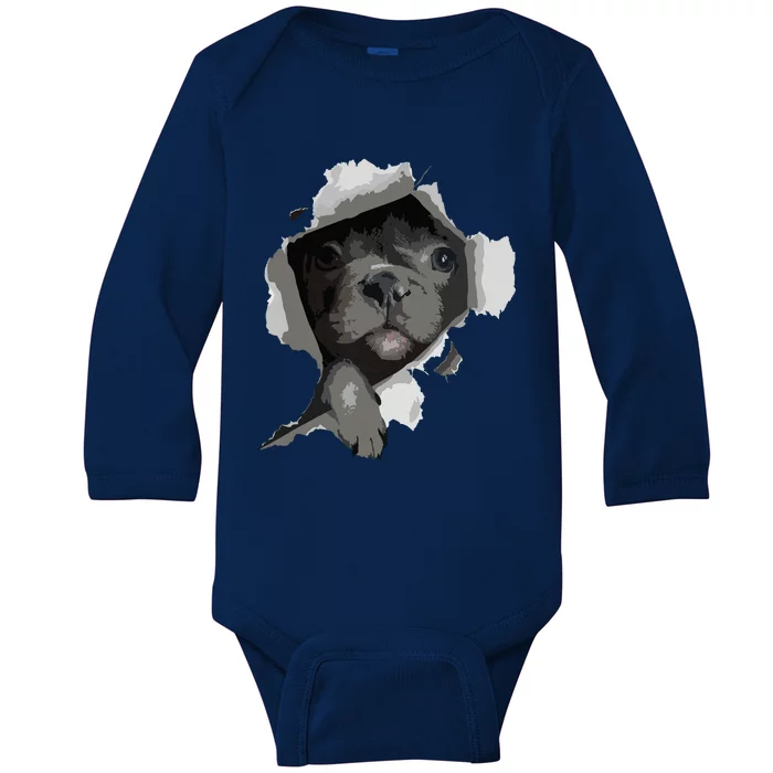 French Bulldog Frenchie Owner Cute French Bulldog Baby Long Sleeve Bodysuit