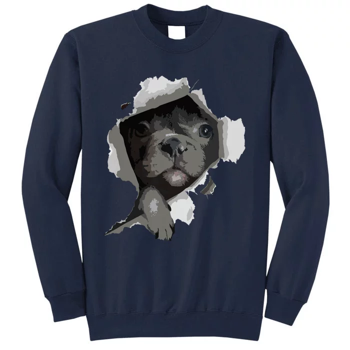 French Bulldog Frenchie Owner Cute French Bulldog Tall Sweatshirt