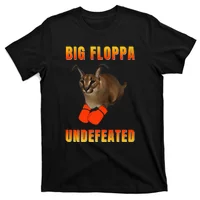 Big Floppa Meme Cat Caracal T-Shirt, Cool Funny Cats Caracal - Inspire  Uplift