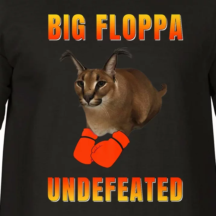 Funny Big Floppa Undefeated Champion, Meme Cat Comfort Colors T-Shirt