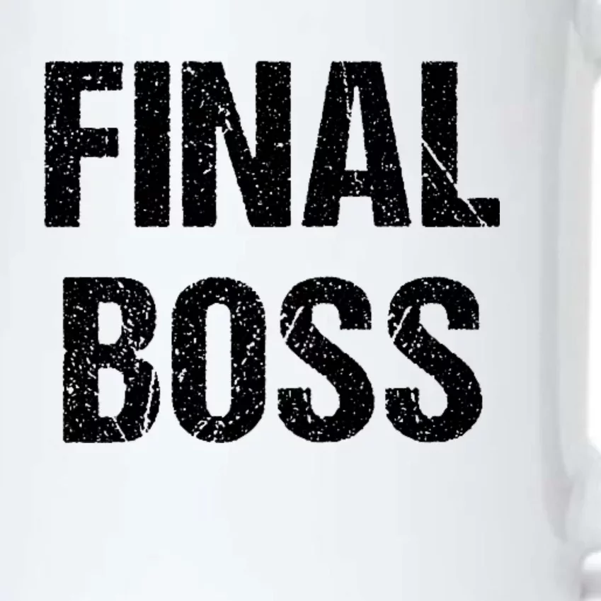 Final Boss Black Color Changing Mug