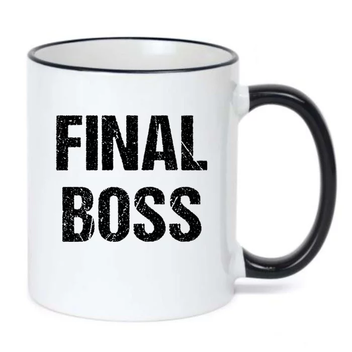 Final Boss Black Color Changing Mug