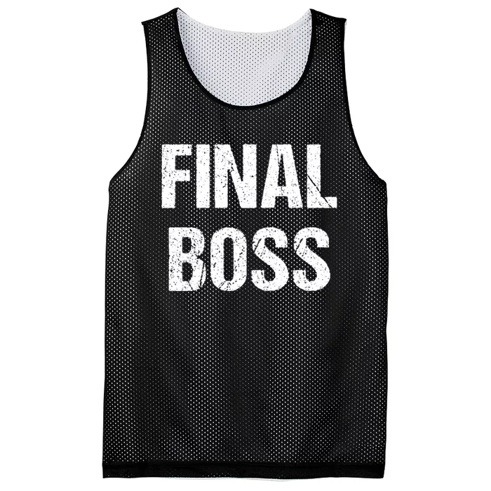 Final Boss Mesh Reversible Basketball Jersey Tank