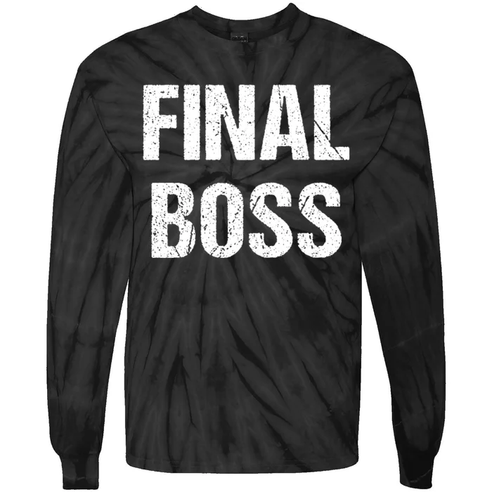 Final Boss Tie-Dye Long Sleeve Shirt