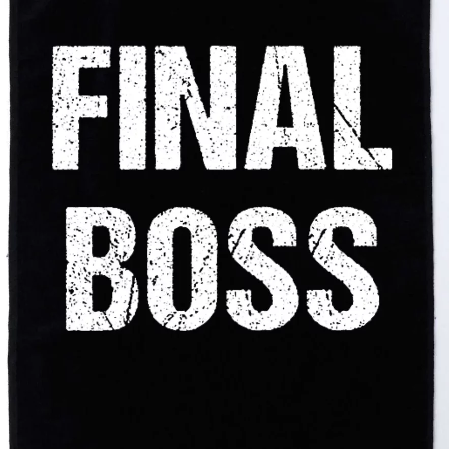 Final Boss Platinum Collection Golf Towel