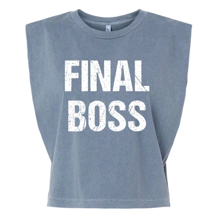 Final Boss Garment-Dyed Women's Muscle Tee