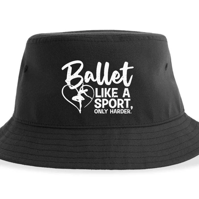 Funny Ballet For Women Girl Ballerina Dance Recital Sports Sustainable Bucket Hat