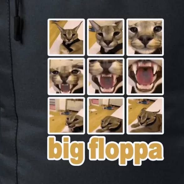 Funny Big Floppa Meme Cat Daily Commute Backpack