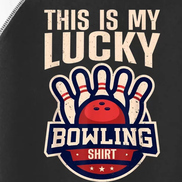 Funny Bowling For Men Women Retro Bowling Bowler Team League Toddler Fine Jersey T-Shirt