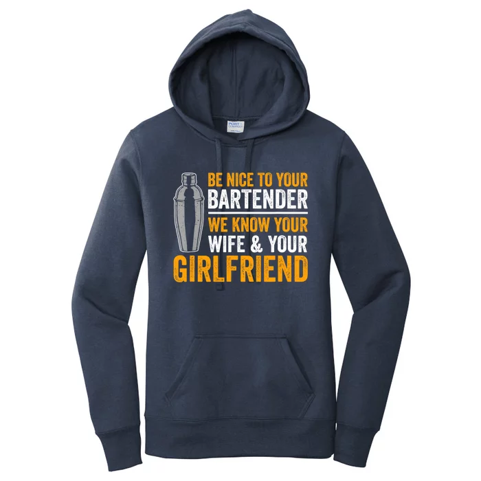 Funny Bartender Women's Pullover Hoodie