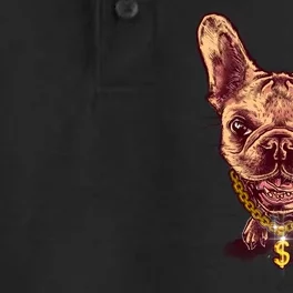 French Bulldog Dry Zone Grid Performance Polo