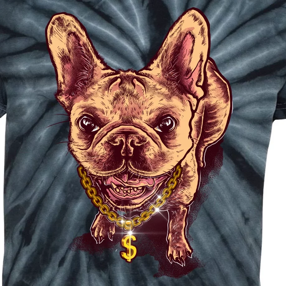 French Bulldog Kids Tie-Dye T-Shirt